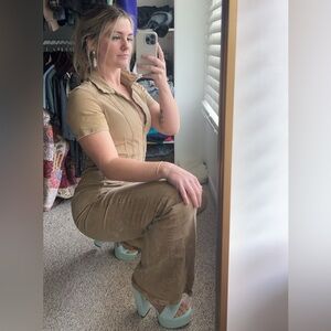 Mustard Vintage Style Jumpsuit